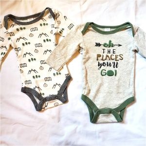 SALE💙 5/$25  Adventure onesies - set of 2